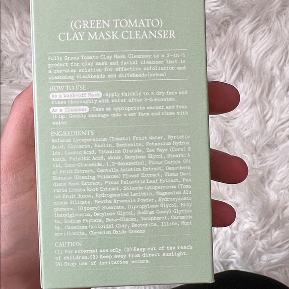 Green tomato 🍅clay mask cleanser - Picture 10 of 10